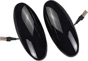 MAX COOL 2x Dynamic Side Marker Lights Turn Signal Indicator Light Suitable for Nissan Navara D22 NP300