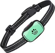 Small Dog Bark Collar - Small Anti Barking Collar for Small Medium Dogs - Small Most Humane Stop Barking Collar - Dog Training No Shock Bark Collar - Safe Pet Bark Control Device (Green, 7-20 Inches)