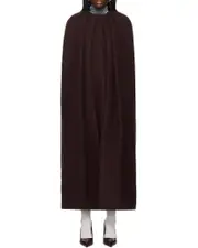 Jil Sander Double Layer Cape DE34,DE32 https://senser.prf.hn/click/camref:1101l5cvEq/creativeref:1100l163967/destination:https%3A%2F%2Fwww.ssense.com%2Fen-us%2Fwomen%2Fproduct%2Fjil-sander%2Fpurple-cape-coat%2F16643151