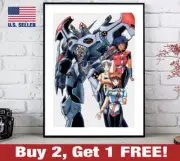 Dangaio Dangaioh Anime Poster 18" x 24" Print Retro 80s 90s Wall Art Decor 4