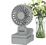 Desktop Small Fan, Clip Travel Fan, USB Rechargeable Portable Quiet, Strong Cooling Wind, Powerful Airflow Machine For Workplace, Home, Beach