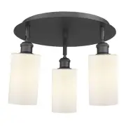 Innovations Lighting 516-3C-10-16 Clymer Flush Clymer 3 Light - White
