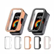 Watch Protective Case Diamond PC Skeleton Frame Bezel for Huawei Band 10 9 8 NFC