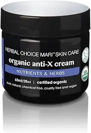 Herbal Choice Mari Organic Anti-X (Anti-Wrinkle) Cream 2floz BPA-Free Plastic
