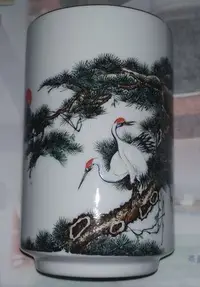 在飛比找Yahoo!奇摩拍賣優惠-早期 古董大同 松鶴延年 馬克杯 無耳茶杯。印字