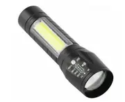 Portable Flashlight Strong Light High-power Rechargeable Zoom Highlight Tactical Flashlight Outdoor Lighting LED Flashlight - B style