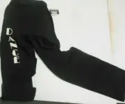 CONVERTIBLE Black DANCER Jazz PANTS converts to capri pants Ladies Sizes 93350PE