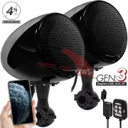600W Waterproof Bluetooth Motorcycle Stereo Speakers Amplifier Audio System ATV