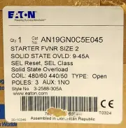 SEALED EATON AN19GN0C5E045 Size 2 AN19GN0 Starter 9-45 AMP Electric Overload