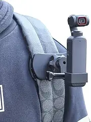 SUREWO 360° Rotation Backpack Strap Mount Quick Clip Mount with Expand Frame Compatible with DJI Osmo Pocket,Osmo Pocet 2