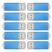 1-10PCS USB 2.0 1GB-64GB Flash Drive Data Storage Rotate Thumb Memory Stick
