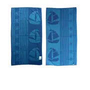 Imperfect - Set of 4 Light Thin Reversible Jacquard Terry Beach Towels 76x152cm