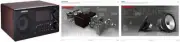Sangean WR-22WL AM/FM-RDS/Bluetooth/USB Table-Top Digital Tuning Dark Walnut