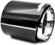 Carbon Fiber Modified Exhaust tip Muffler Tips Compatible For Cooper S R55 R56 R58 R59 R60 R61 F54 F55 F56 F57 F60 JCW Muffler tips(Gloss carbon fibre)