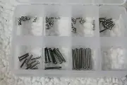 2-56 X 1/8" THRU 1" STAINLESS STEEL BUTTON HEAD CAP SCREW ASSORTMENT