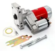 Red High Torque Mini Starter Small & Big Block Chevy 153 168 Tooth Compatible
