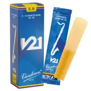 Vandoren Bass Clarinet Reed V21 Hardness: 3-1/2 (5 pieces)