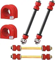 Suspension Dudes PAIR Front Sway Bar Stabilizer Links Mountaineer Pickup Explorer Ranger Ram, Bushings Made In USA K700542 K7275 (6 PC Front/Rear Link Bushing Kit 2002-2005/29-30 MM Bar)