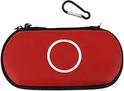 Carry Game Pouch For Sony PSP 1000 2000 3000 Game pouch cover case bag PSP steel ring package Protection package Storage bag EVA hard package Red