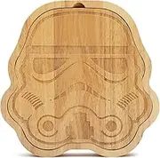 Thumbs Up 0 Thumbsup Original Stormtrooper Käsebrett Cheese Board with Knife Set, Brown, Unbekannt