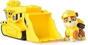 PAW Patrol, Rubble’s Bulldozer Toy Truck with Collectible Action Figure, Sustainably Minded Kids Toys for Boys & Girls Ages 3 and Up