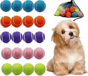 Magicorange Small Tennis Balls, 20 Pack 2 inch Tennis Balls for Dogs, Colorful Easy Catching Pet Dog Playing Ball with Mesh Bag for Easy Transport(Multicolor, 2 inch)