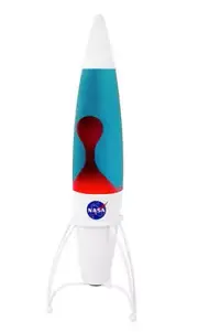 Retro Lava Lamp - NASA Space Rocket