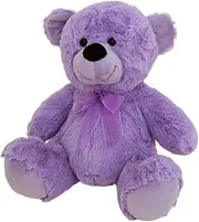 [Elka Australia] Jelly Teddy Bear Soft Plush Toy, Lavender, 40 Centimeters