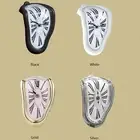J# Melting Clock Shelf Clock Creative Roman Number Exquisite Gifts for Art Lover