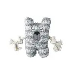 【PATCHWORK】繩結布偶-條紋熊 6吋(寵物玩具)