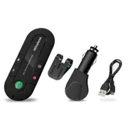 Bluetooth Handsfree Car Kit Charger Audio Receiver Speakerphone iPhone Android