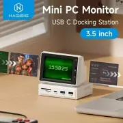 3.5Inch IPS LED FDH Mini Screen Mini PC CPU RAM HDD Monitor Display W-USB C HUB