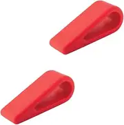 SHOWERORO 2Pcs Laptop Heightening Stand Mini Cooling Support Holder for Notebook Slip Laptop Bracket Elevation for Use Red
