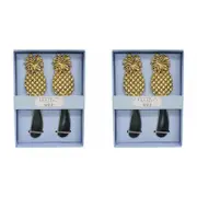 2x LVD Spreaders 2pc Pineapple Home Kitchen Serveware/Tableware