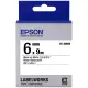 【EPSON】標籤帶 白底黑字/6mm(LK-2WBN)