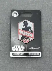 Disney Parks Star Wars Her Universe Warrior Bo-Katan Kryze Silhouette Pin LR