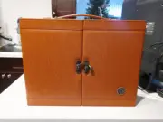 Rocky Patel Humidor And Whiskey Decanter Cigar Party Travel Case Auburn RARE