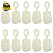 10PCS Plastic Mini Pulley Snatch Rigging Blocks for DIY School Pulley Frame Proj