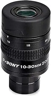 SVBONY SV170 Telescope Eyepiece, Zoom Eyepiece, 1.25 inch 10mm to 30mm Zoom FMC 5 Element 3 Group for Telescope