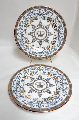 Queen Elizabeth II Golden Jubilee Commemorative Cake Plates The Royal Trust 2002