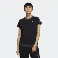 在飛比找momo購物網優惠-【adidas 愛迪達】短袖上衣 W MHE LAYERED