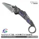 【詮國】Noc Knives 機械風 Karambit 折刀(灰)- M390鋼(石洗/拉絲處理) / MT-11/GY