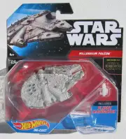 HOT WHEELS 2016 STAR WARS MILLENNIUM FALCON #1 INCLUDES FLIGHT NAVIGATOR STAND