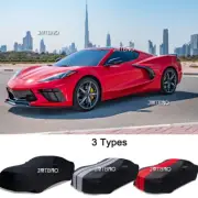For Chevrolet Corvette C8 Satin Soft Stretch Indoor Car Cover Scratch Dust Proof (for: Chevrolet)