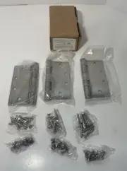 3 Pack McKinney Mac Pro 4.5” Hinge MPB 91 NRP 32D With Mounting Screws NEW