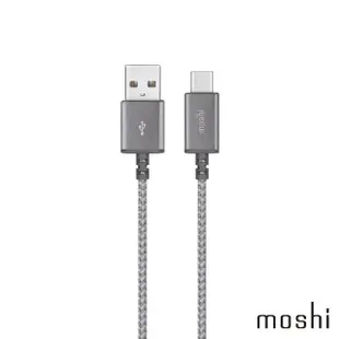 【Moshi】Integra 強韌系列USB-C to USB-A 耐用充電/傳輸編織線