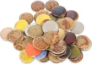 KALLORY 1Bag DIY Tiles Irregular Pebble Stones Assortment for Crafts Ceramic for Home Garden and Park Decoration DIY Enthusiasts