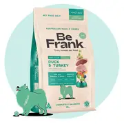 Be Frank Grain Free Duck & Turkey Dry Dog Food - 15kg