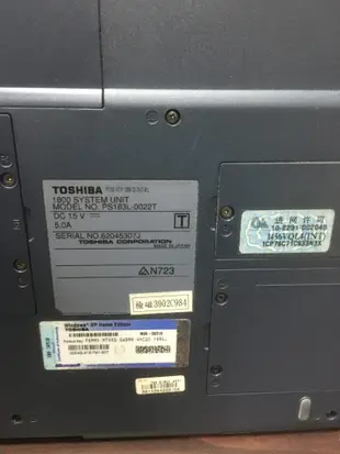 *TOSHIBA 東芝 筆記型電腦*  satellite-1800 日本製