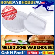2pcs Hamburger Maker Burger Meat Patty Press Classic Round Ham Burger Patties